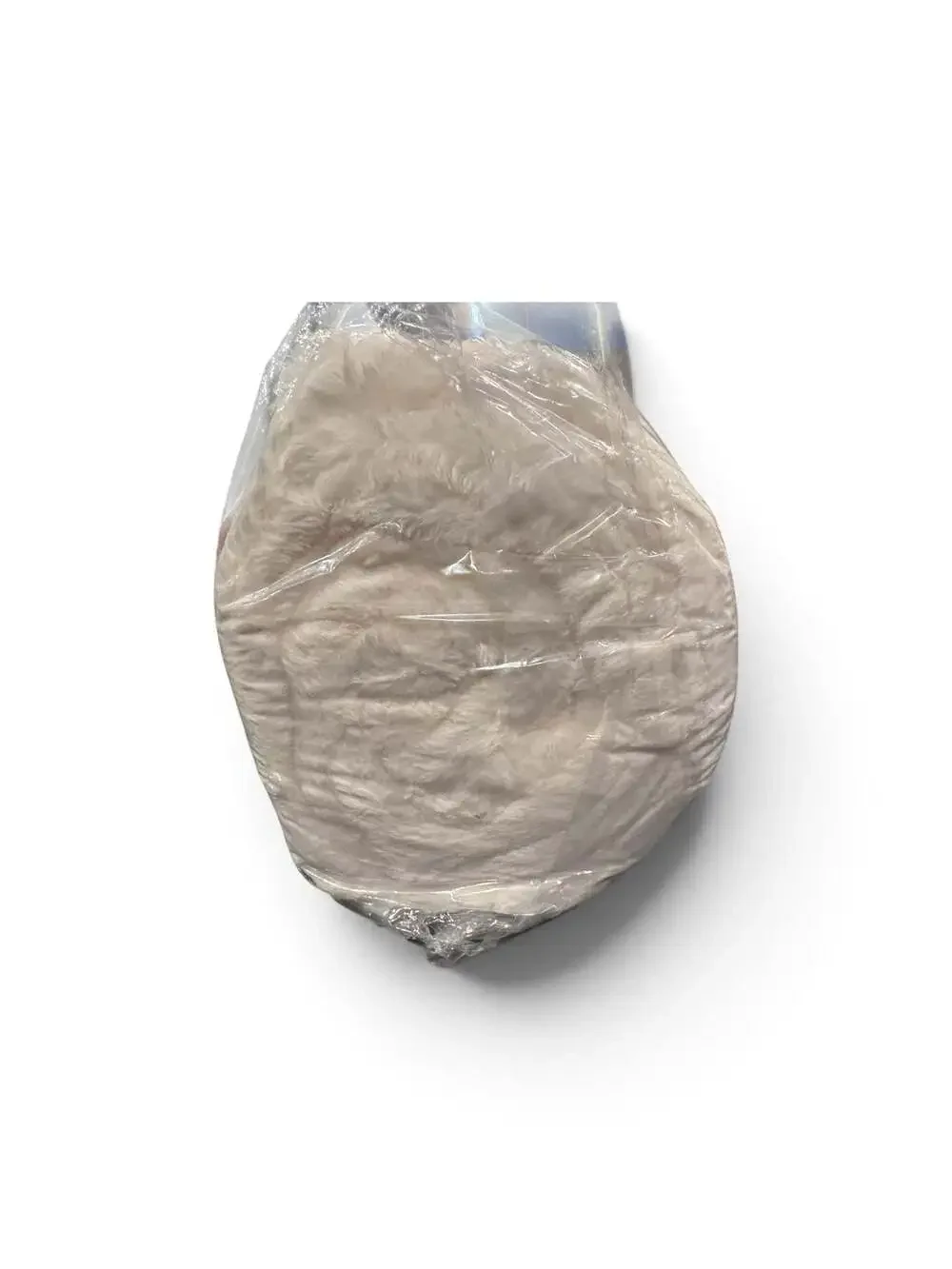 Hythe Bubble Blanket Cream Ivory Plush Throw 60x50